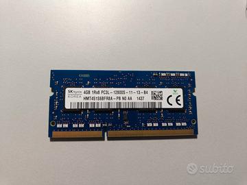 sodimm 4GB RAM  portatili hynix DDR3 1600