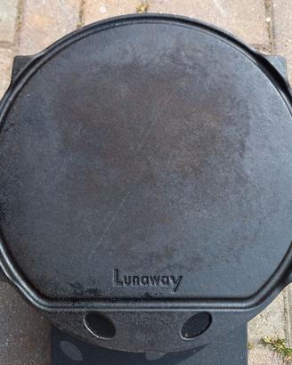 Piastra In Ghisa Smaltata Tonda Lunaway