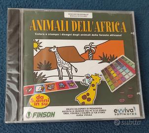 CD-ROM Animali dell'Africa Finson