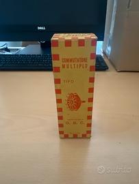 Commutatore multiplo vintage GBC scatola originale