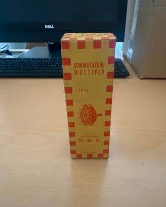 Commutatore multiplo vintage GBC scatola originale