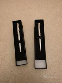 Coppia di penne Sheaffer - Prélude acier brossé
