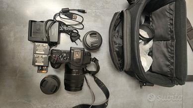 Panasonic Lumix DMC G6 con 3 obiettivi 