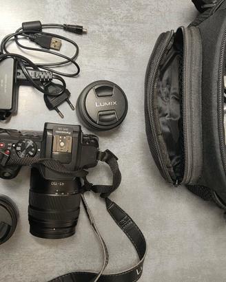 Panasonic Lumix DMC G6 con 3 obiettivi 