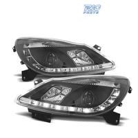 FARI OPEL CORSA D 06-10 LUCE DIURNA FONDO NERO
