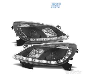 FARI OPEL CORSA D 06-10 LUCE DIURNA FONDO NERO