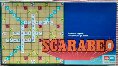 Gioco di società vintage Scarabeo 