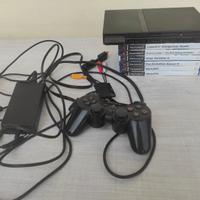 PlayStation 2 Slim + Manuali + Accessori + Giochi 