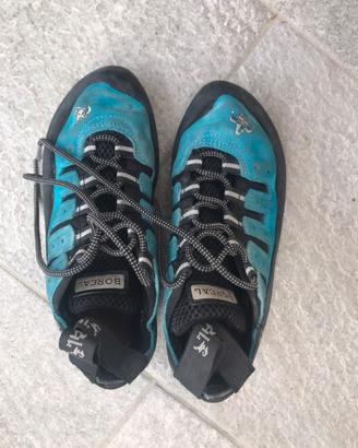 Scarpe arrampicata boreal con lacci tg. 38,5