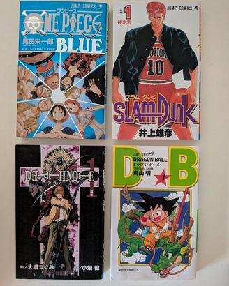 Lotto 3 manga originali giapponesi Jump Comics