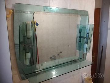 SPECCHIO X BAGNO VETRO c-MENSOLA