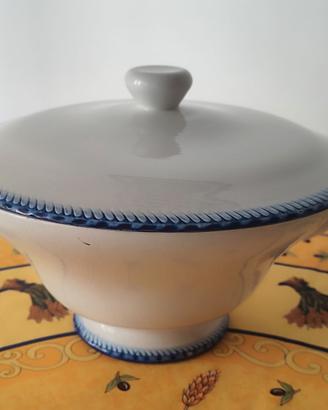 Set zuppiera insalatiera d'epoca Galvani Pordenone