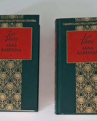 2 libri Lev Tolstoj, Anna Karenina  Vol.1  e Vol.2