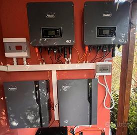 10kw batteria Litio 6kw kit fotovoltaico impianto