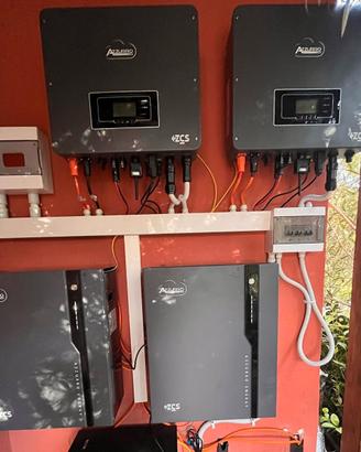 10kw batteria Litio 6kw kit fotovoltaico impianto