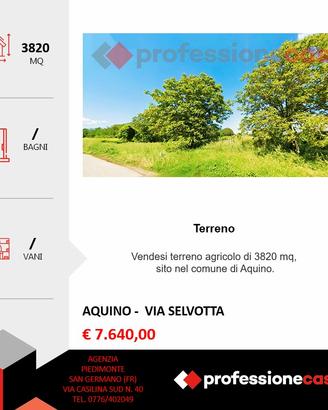 Terreno 3820 mq