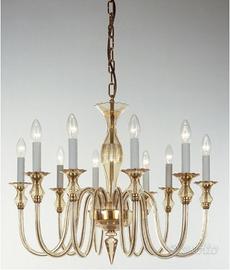 De Majo K10 sospensione 10 luci dorato