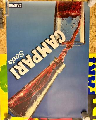 Campari Soda manifesto pubblicitario - Vintage