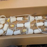 Lampadario con Portalampada Calcestruzzo