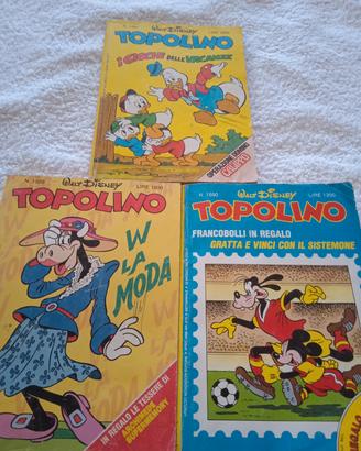 TOPOLINO 3pz. n. 1491, 1509 e 1590 . 