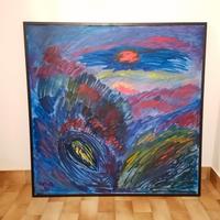 quadro astratto su tela