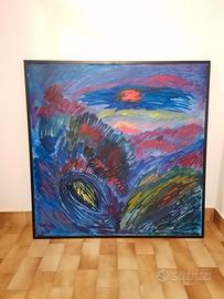 quadro astratto su tela