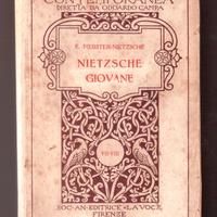 Nietzsche giovane Firenze La Voce 1924 prima ediz.