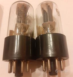Coppia di Valvole ben funzionante Fivre 6SN7 GT #