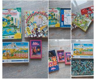 Set 4 giochi da tavolo vintage