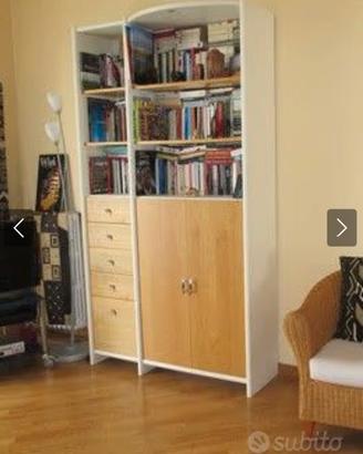 Coppia di librerie modello Ikea Billy old style