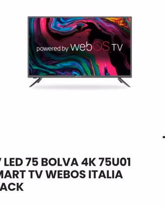 smart Tv 75 pollici 