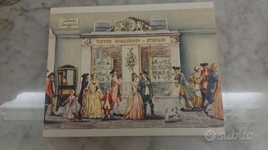 Scatola in legno Pasticceria Romanengo Genova