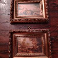 Arte barocca:due splendidi quadretti gemelli