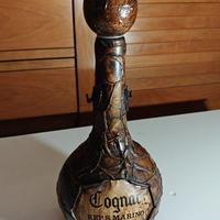 Bottiglia vetro / cuoio di COGNAC DI SAN MARINO