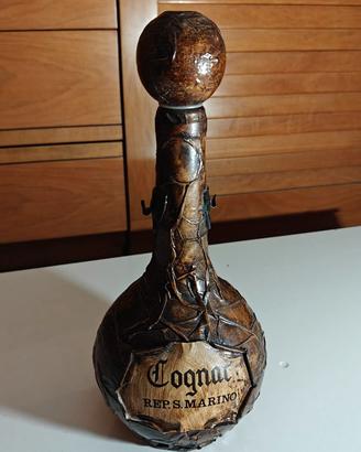Bottiglia vetro / cuoio di COGNAC DI SAN MARINO