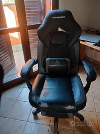 Sedia ergonomica da gaming songmics 