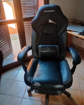 Sedia ergonomica da gaming songmics 