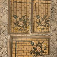 Set 3 Tappeti Scendiletto Vintage