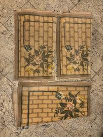 Set 3 Tappeti Scendiletto Vintage