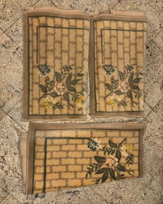 Set 3 Tappeti Scendiletto Vintage