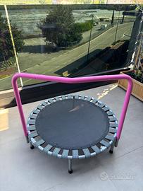 Tappeto elastico bambini con maniglion