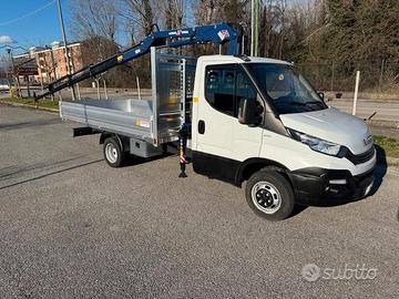 Iveco daily 35C14 GRU E CASSONE FISSO