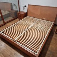 Letto matrimoniale 180×200 in legno con rete a dog