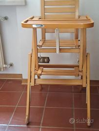 seggiolone legno foppapedretti