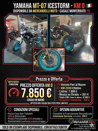 Yamaha MT-07 2025 - KM ZERO