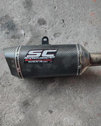 scarico sc Suzuki gsxs 750