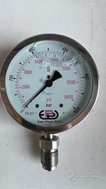 Manometro Inox 1000 Bar Euro Press Pack Glicerina