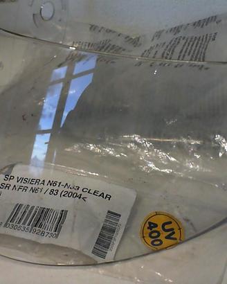 VISIERA CASCO TRASPARENTE ANTIGRAFFIO PER NOLAN N6