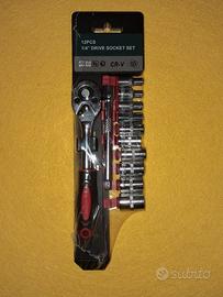 Set chiavi a bussola 12 pezzi CR-V