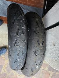 GOMME ANTERIORI USATE 120/70 MICHELIN POWER CUP 2